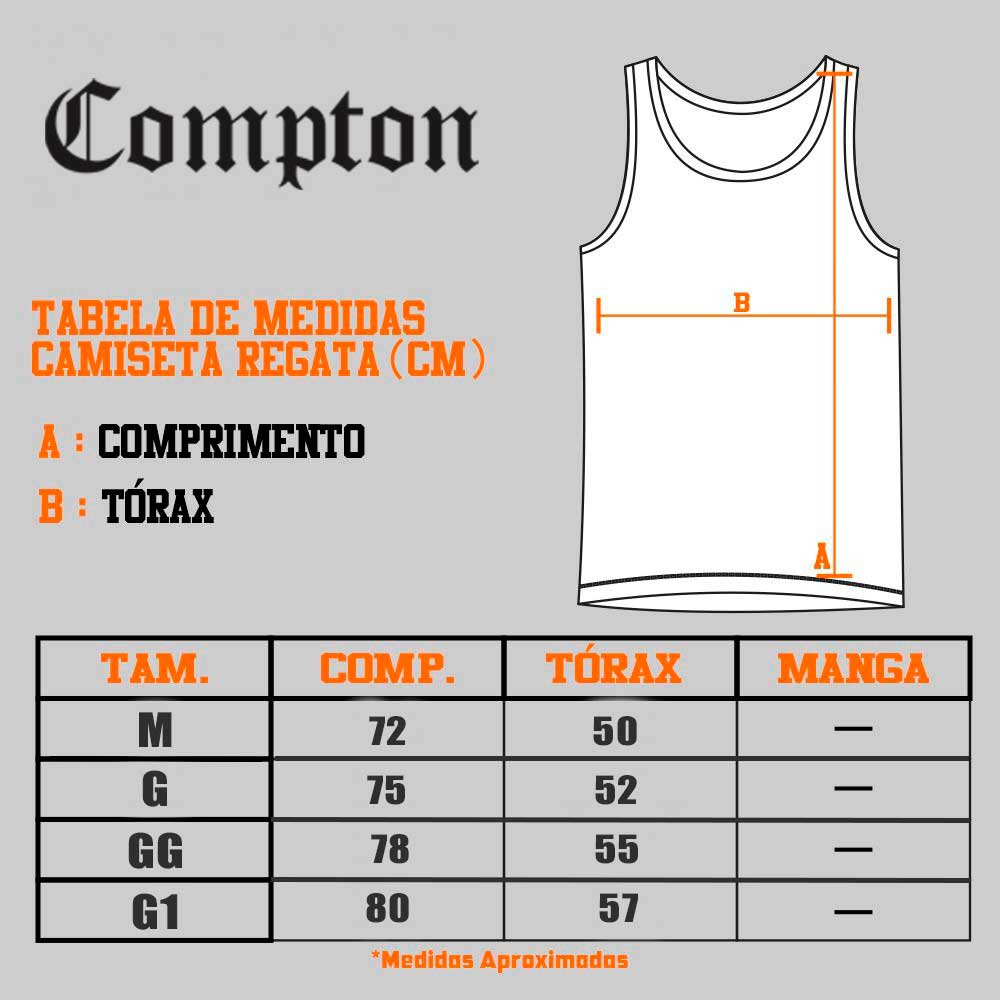 Regata Compton Logo Cinza