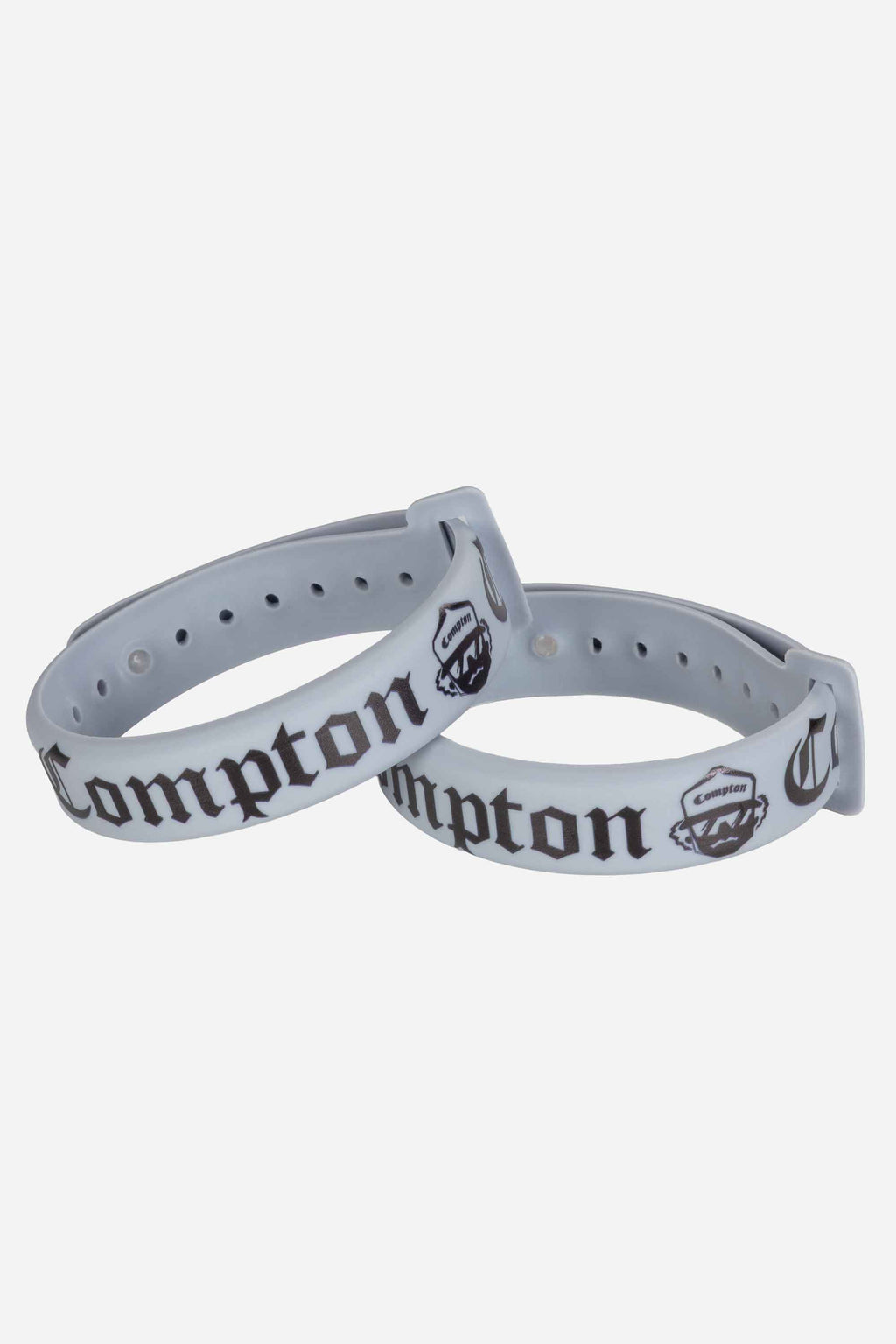 Pulseira Compton Silicone Eazy-e Cinza