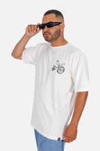 Camiseta Compton Oversized Lowbike Legacy Off White