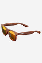 Óculos De Sol Compton Cancun Amadeirado Vermelho