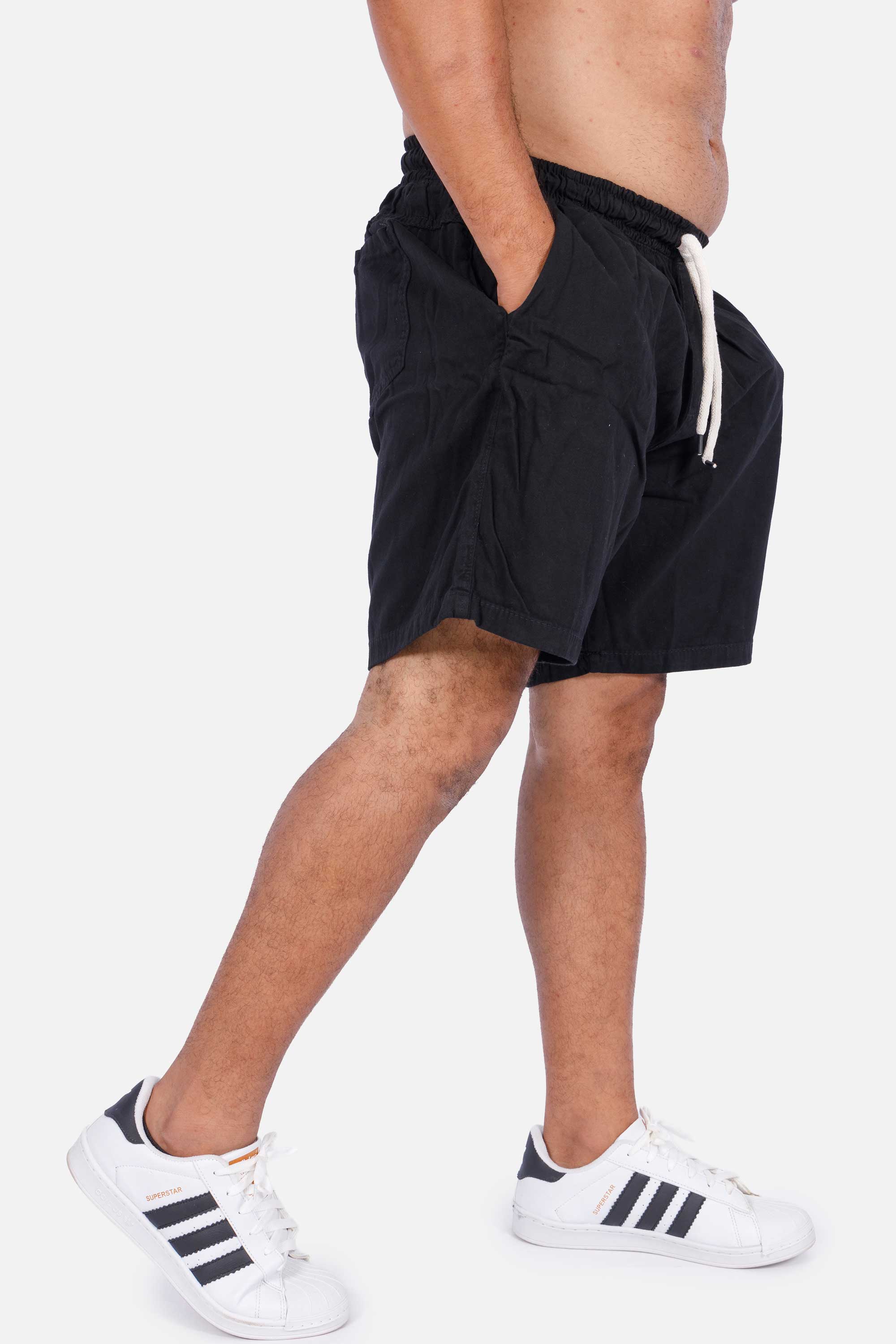 Bermuda Sarja Compton Curta Preta