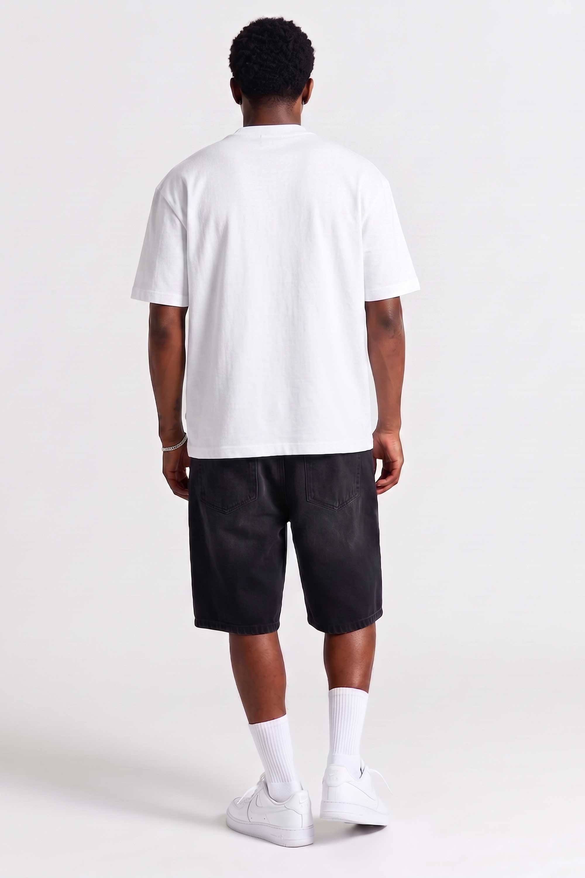 Camiseta Compton Manga Curta Hardwork Branca