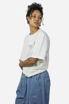 Camiseta Compton Oversized Los Angeles Flag Off White