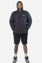 Jaqueta Compton Bobojaco Matelado Bordado Preto