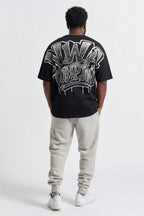 Camiseta Compton Oversized Big NWA - Preta