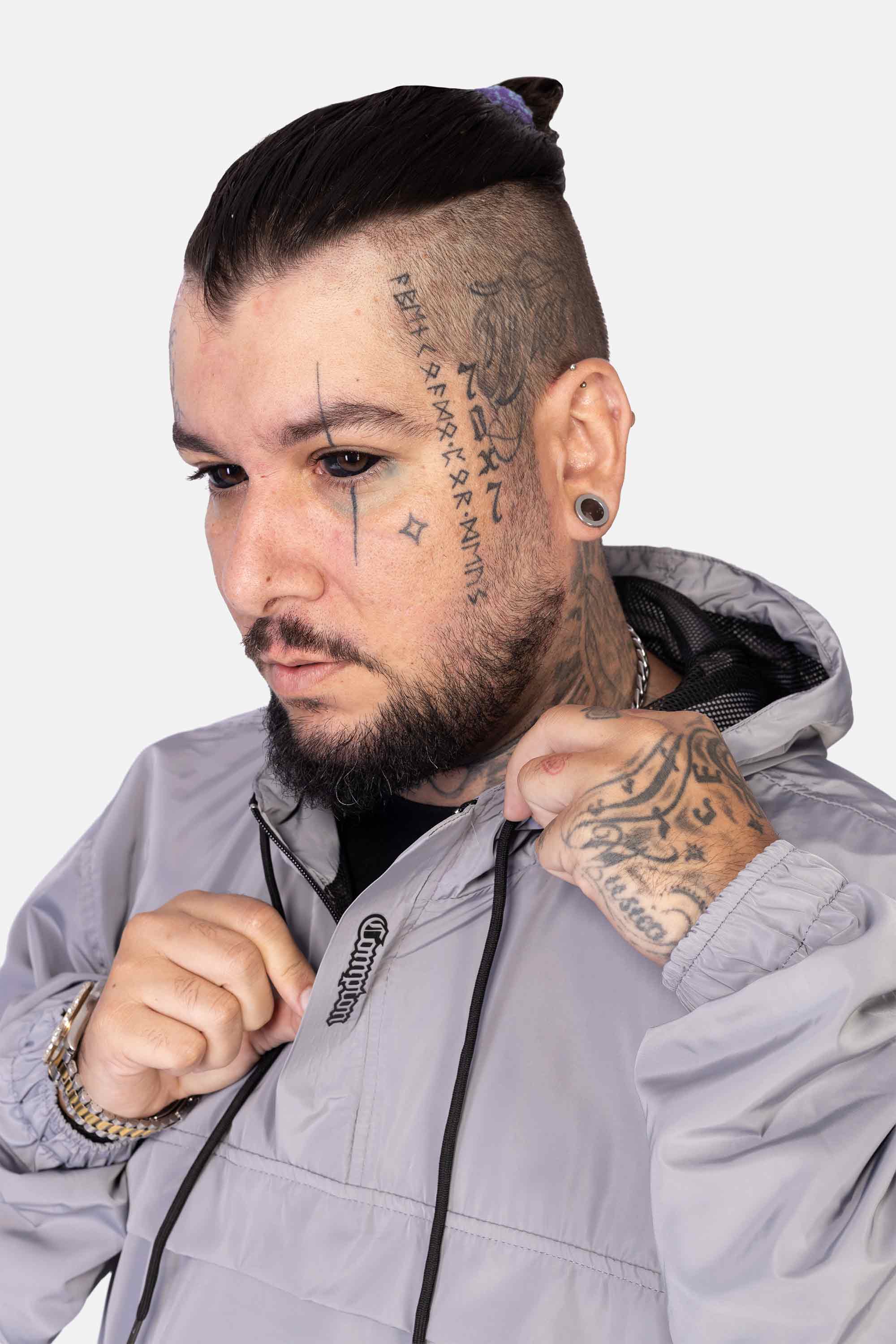 Jaqueta Compton Yourself Anorak Cinza