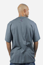 Camiseta Compton Oversized Refletiva Luminous Cinza