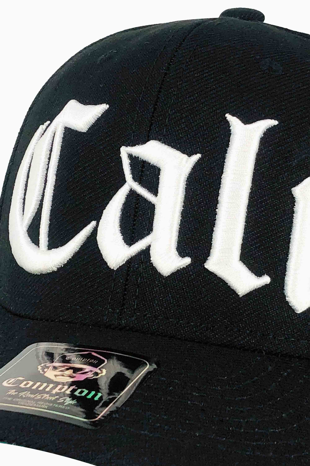 Boné Compton Aba Curva Snapback Cali Preto