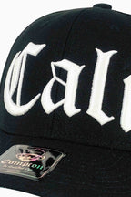 Boné Compton Aba Curva Snapback Cali Preto