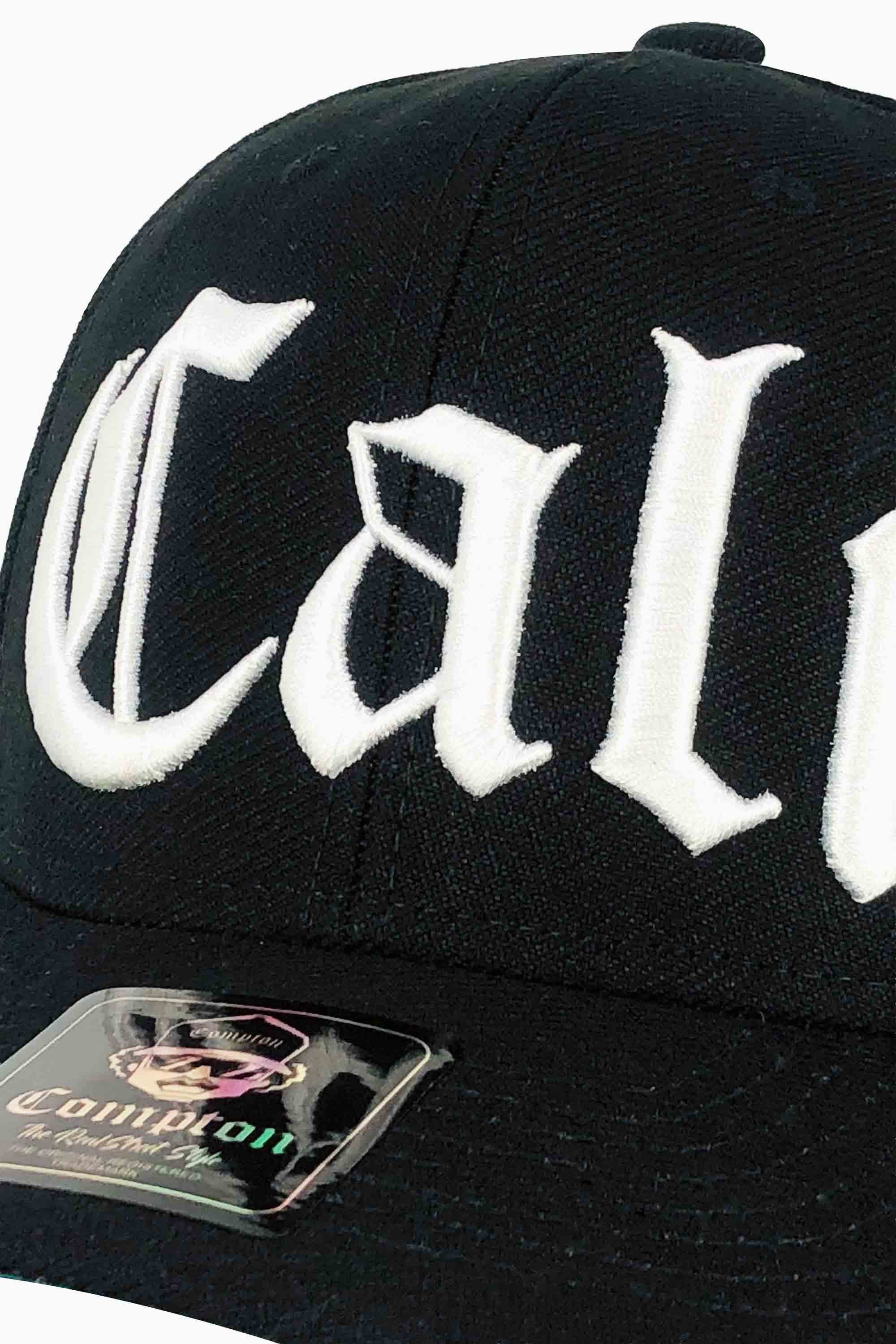 Boné Compton Aba Curva Snapback Cali Preto