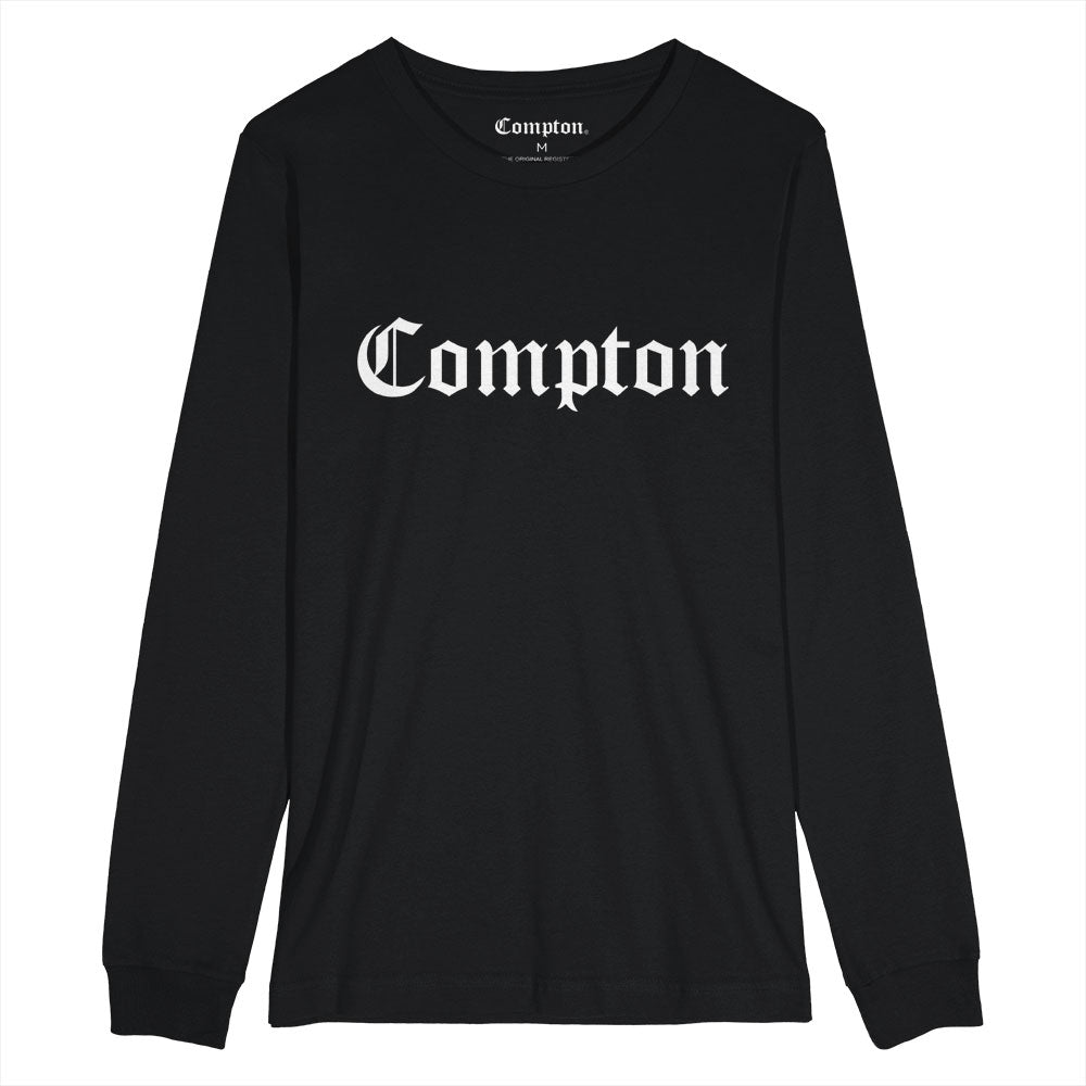 Camiseta Compton Manga Longa Classic Preta