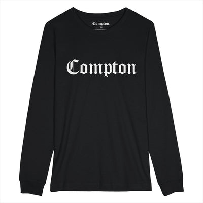 Camiseta Compton Manga Longa Classic Preta