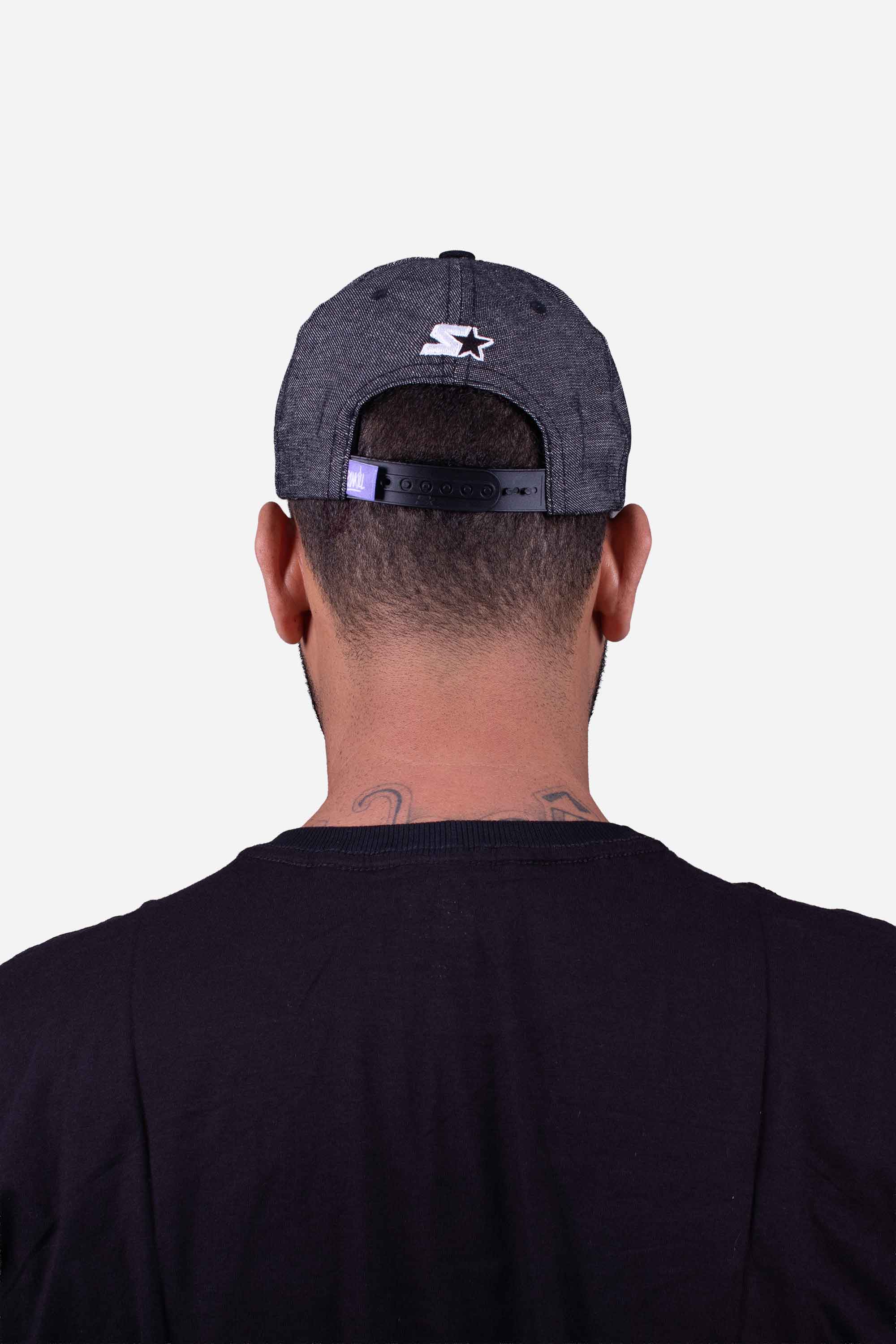 Boné Aba Curva Collab Starter X Compton X Pinkill Cinza