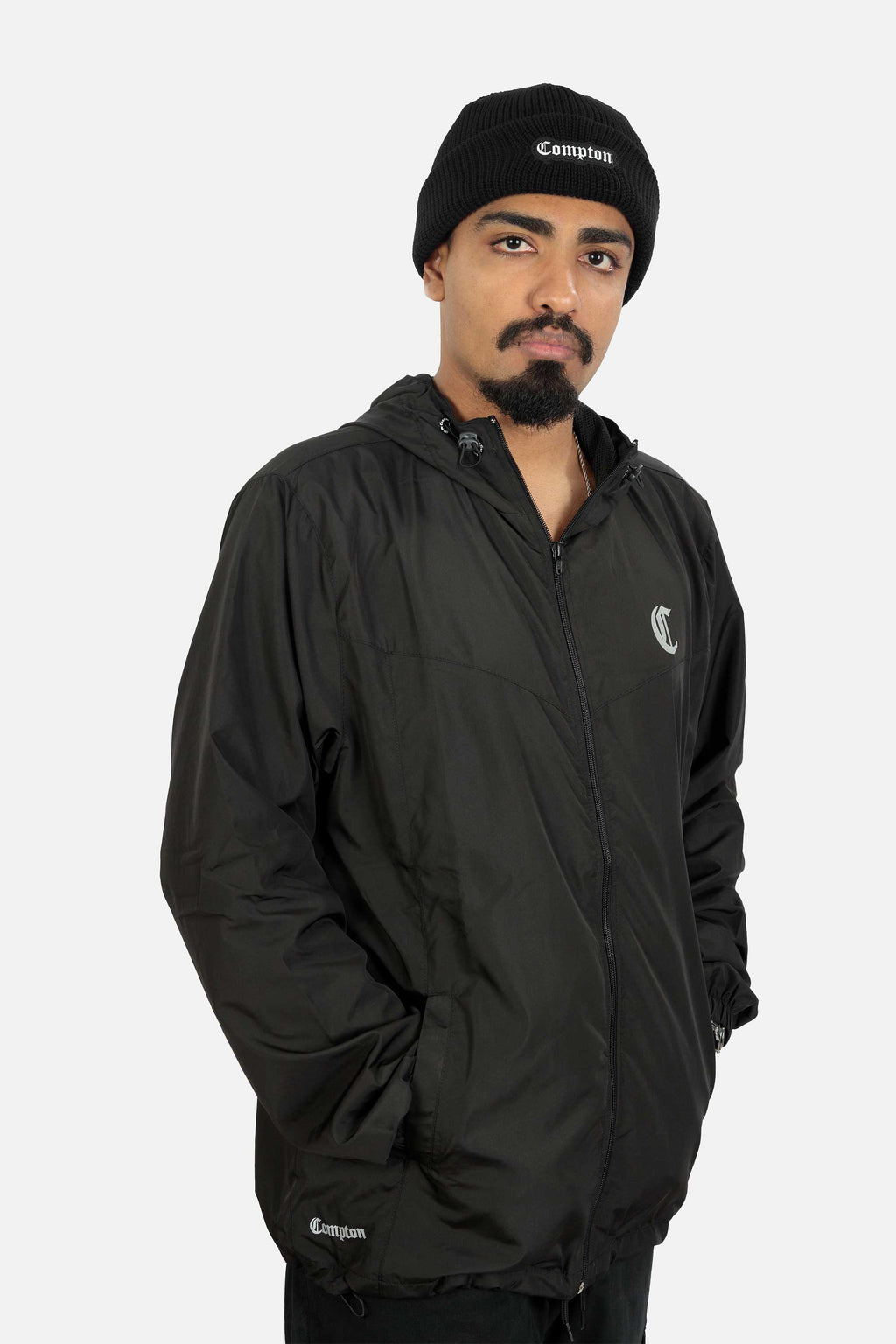 Jaqueta Compton Corta Vento Sport Preta
