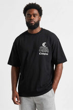 Camiseta Compton Oversized Big NWA - Preta