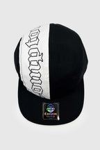 Boné Five Panel Compton Split Bicolor Preto e Branco