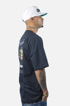 Camiseta Compton Oversized Straigh Outta Preta
