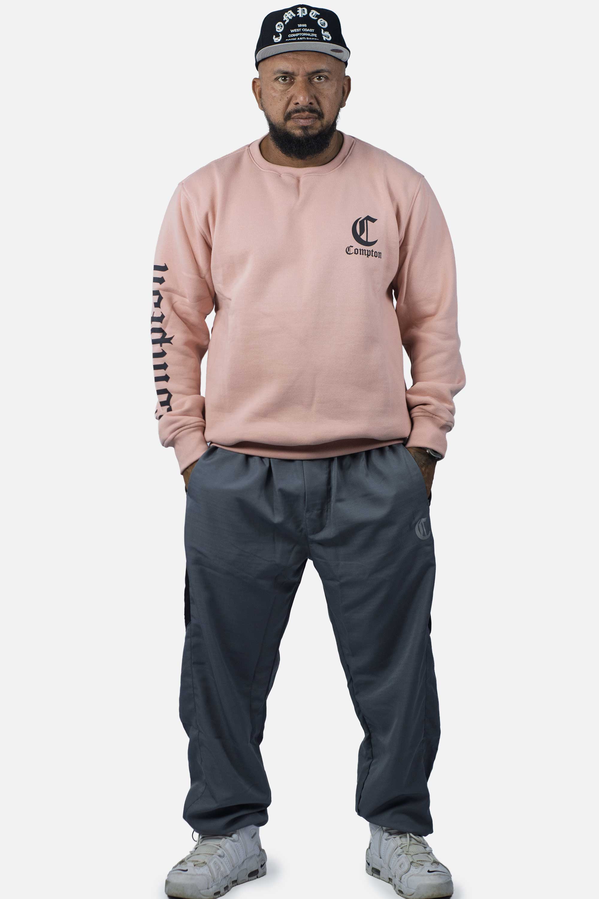 Moletom Compton Careca Logo Nude