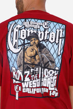 Camiseta Compton Oversized Boyz'N The Hood Vinho