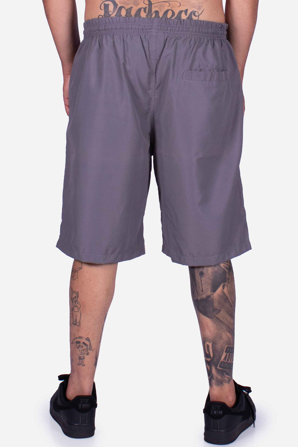 Bermuda Compton Tactel Cinza