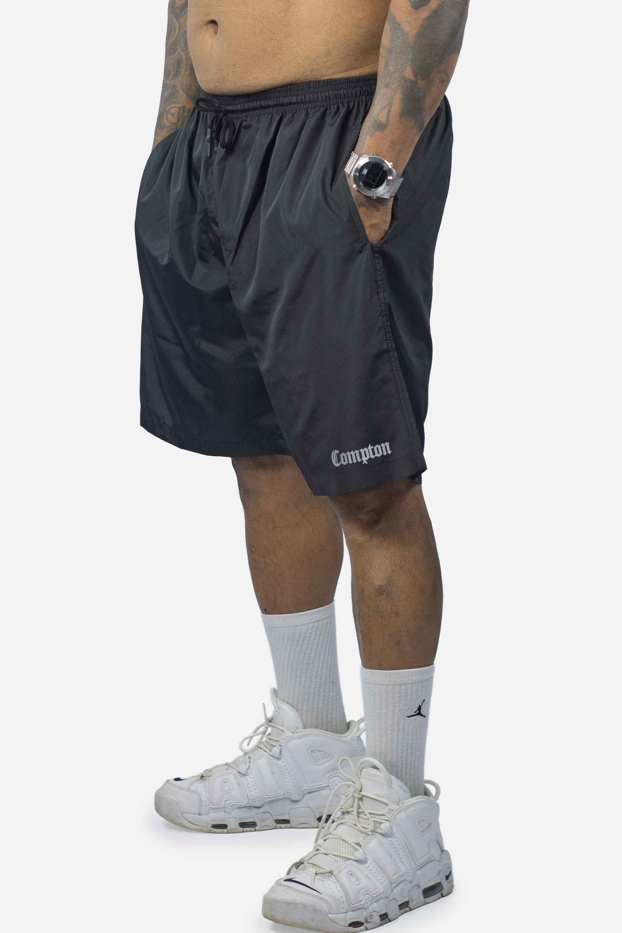 Bermuda Compton Tactel Repelente Água Preta