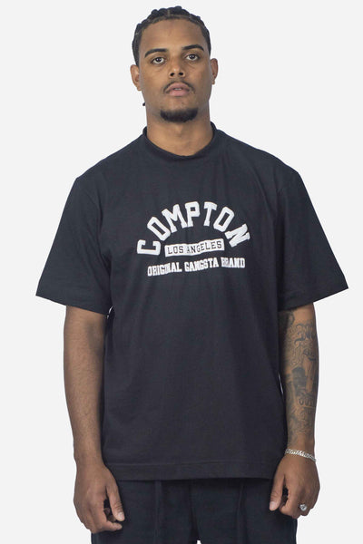 Camiseta Compton Oversized Original Gangsta Brand Preta