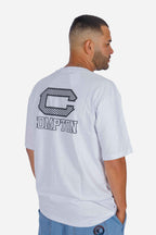 Camiseta Compton Oversized Illusion Branca - COMPTON