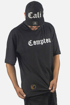 Camiseta Compton Oversized New Logo Furtacor Preta