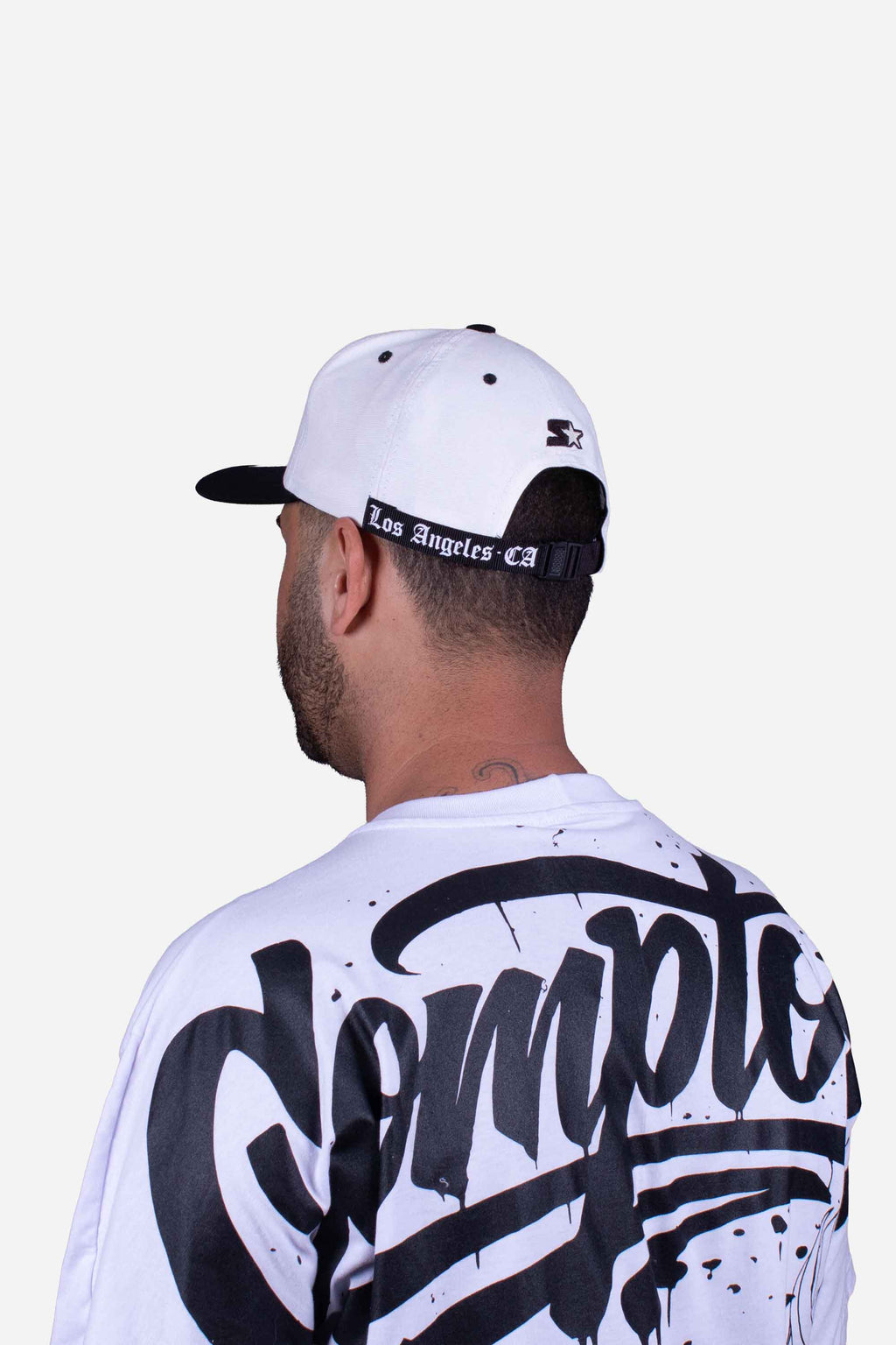 Boné Aba Curva Collab Starter X Compton Click Ninety9 Off White