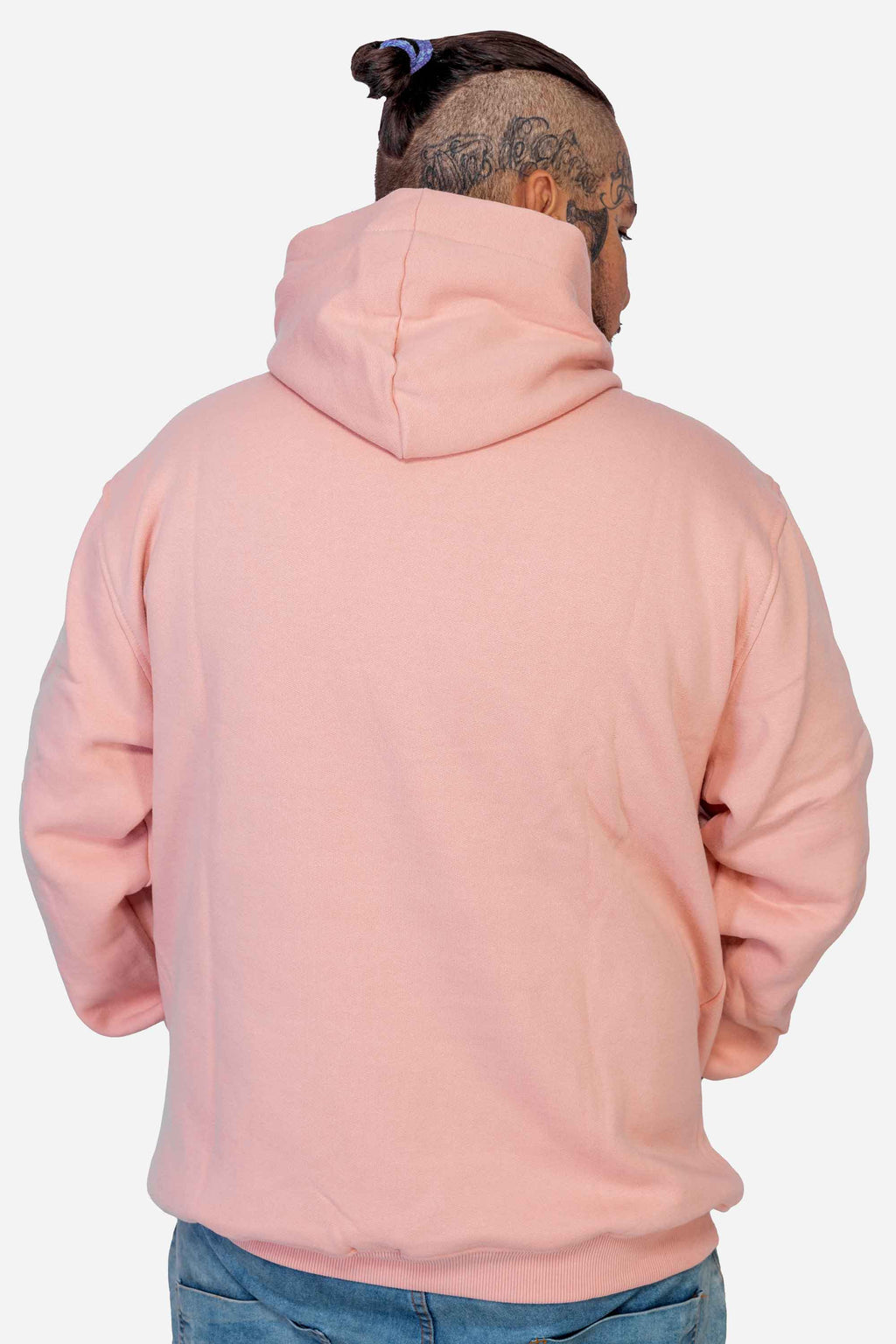 Moletom Compton Canguru Logo Refletivo Nude - COMPTON