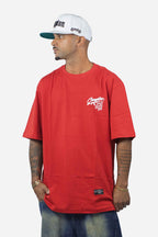 Camiseta Compton Oversized Bullet Vermelha
