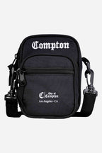 Shoulder Bag Compton Tradicional Bordada Preta