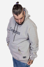Moletom Compton Canguru Classic Plus Cinza