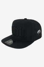 Boné Compton Aba Reta Snapback Cali All Black