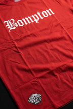 Camiseta Oversized Compton Masculina Streetwear Bompton Vermelha