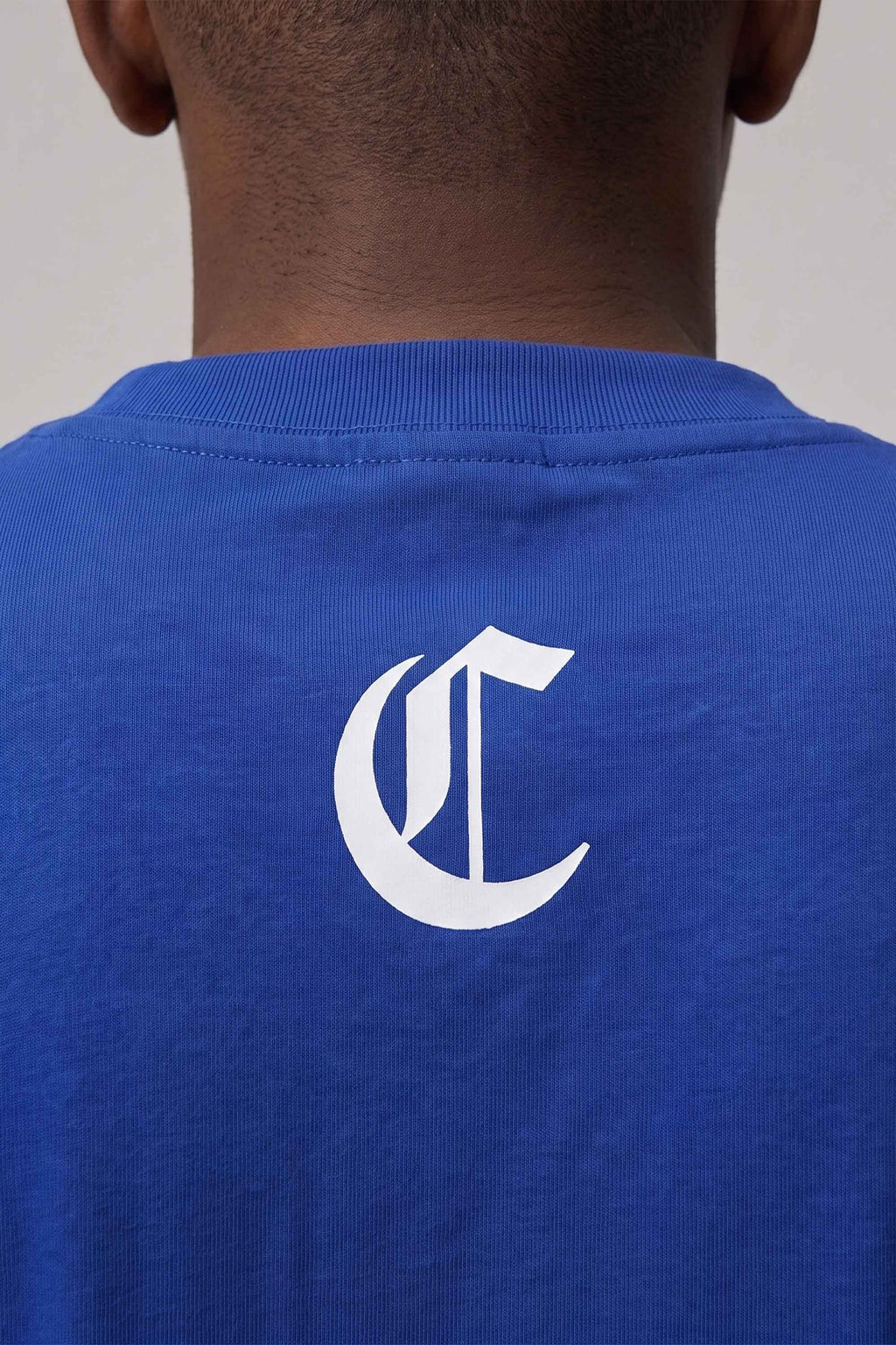 Camiseta Oversized Compton Masculina Streetwear Azul