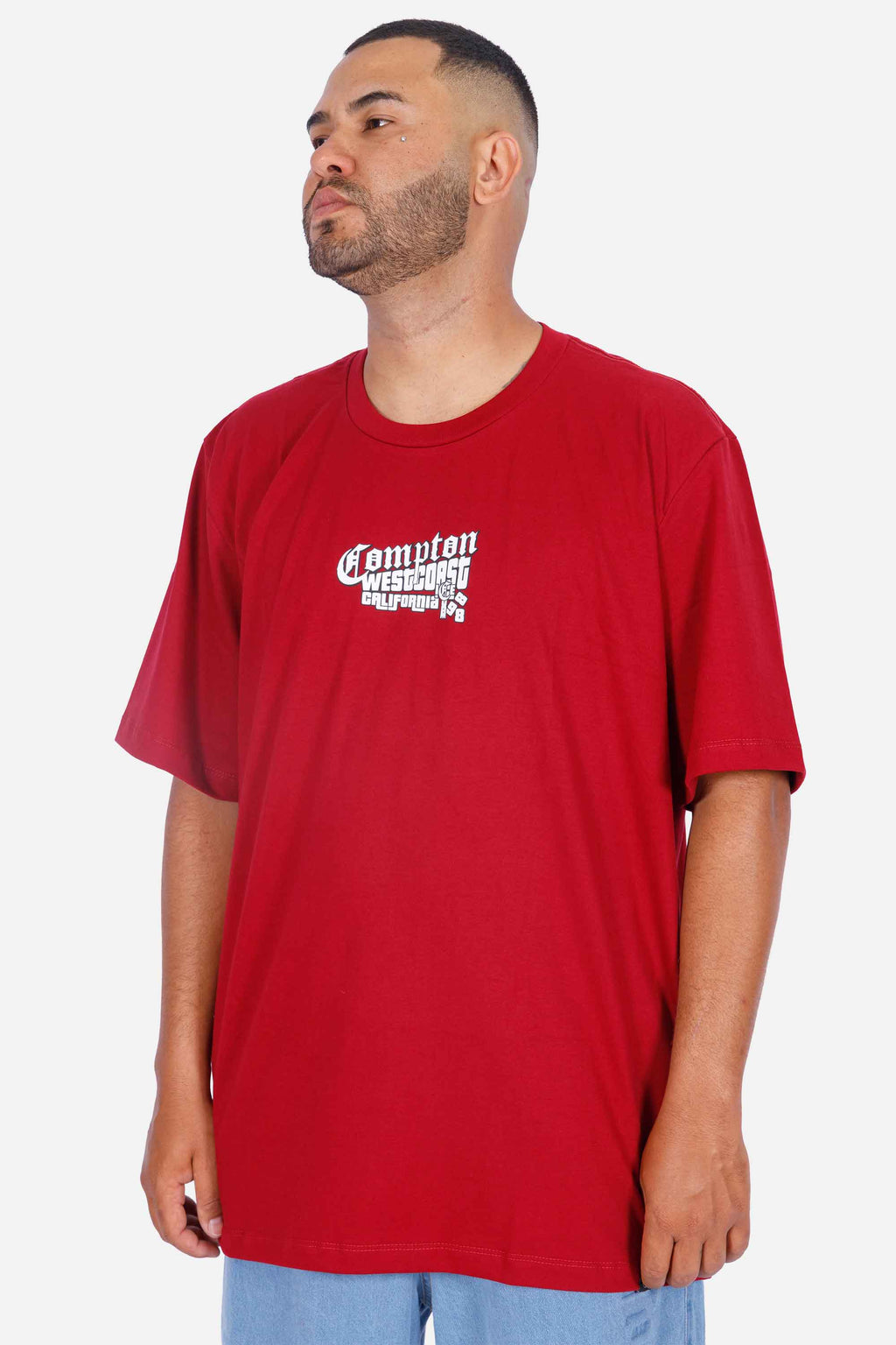Camiseta Compton Oversized Boyz'N The Hood Vinho