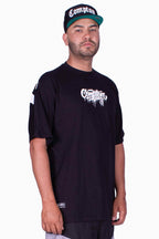 Camiseta Compton Oversized Drained Preta