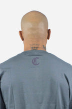 Camiseta Compton Oversized Refletiva Luminous Cinza