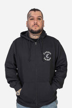 Moletom Compton Canguru Ziper Los Angeles Preto