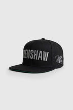 Boné Aba Reta Snapback Crenshaw Block Logo - Preto