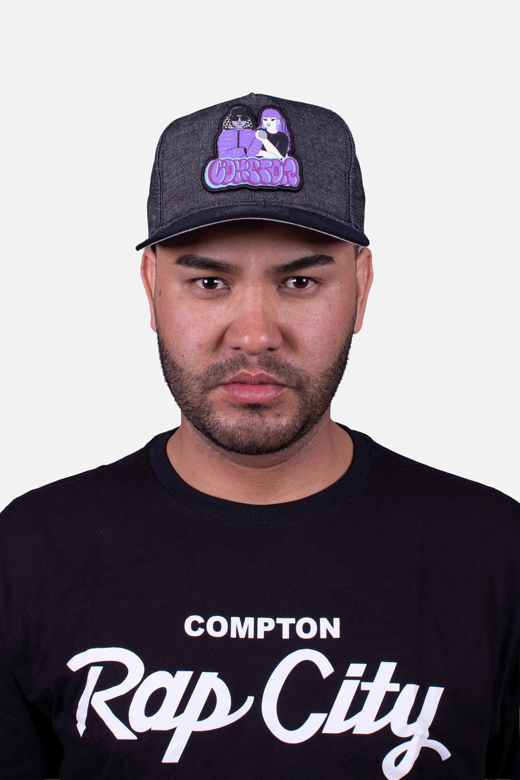 Boné Aba Curva Collab Starter X Compton X Pinkill Cinza