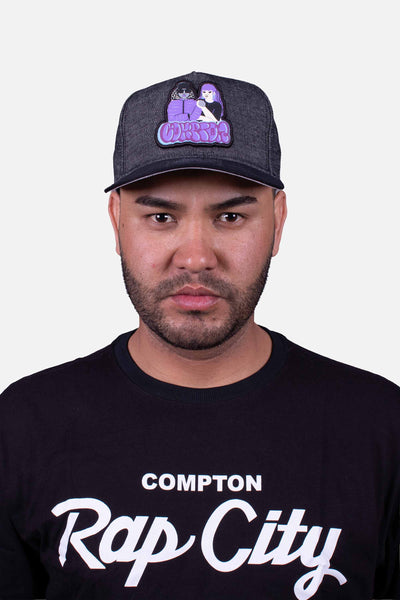 Boné Aba Curva Collab Starter X Compton X Pinkill Cinza