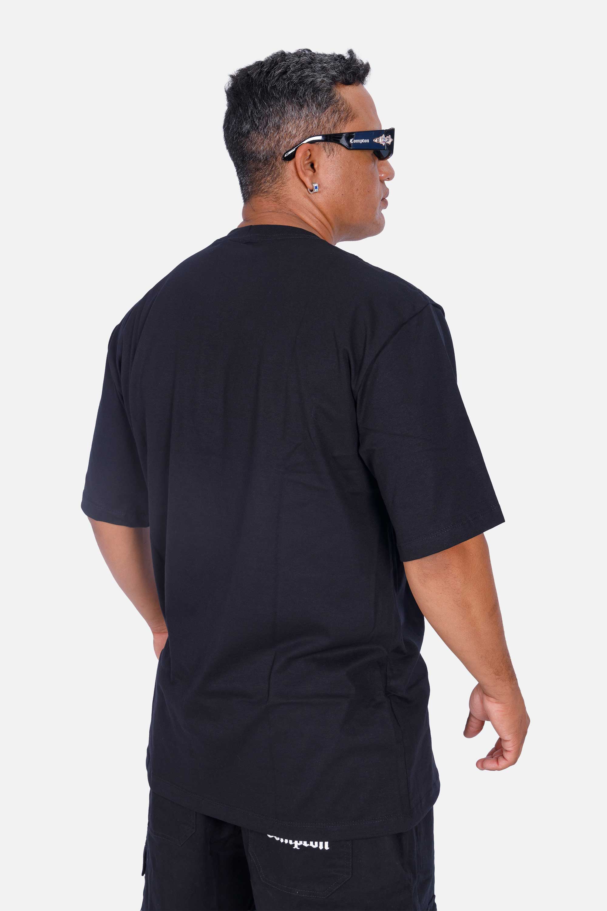 Camiseta Compton Oversized Classic Preta