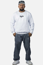 Moletom Compton Careca Gorro Branco