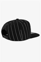 Boné Compton Aba Reta Classic Pinstripe Preto