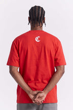 Camiseta Oversized Compton Masculina Streetwear Bompton Vermelha