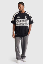 Camiseta Oversized Compton Gang Life - Preta