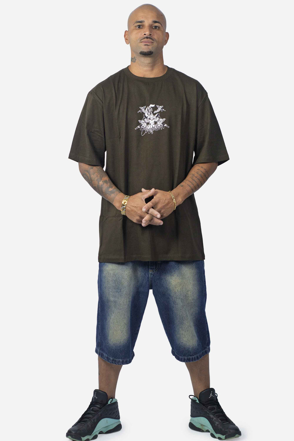 Camiseta Compton Oversized Thug Angel Café