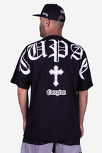 Camiseta Compton Oversized Tupac Preta